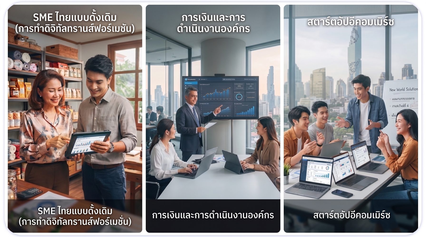 3 กลุ่มธุรกิจหลักที่ตอบโจทย์ด้วย Ora One Cloud ERP
